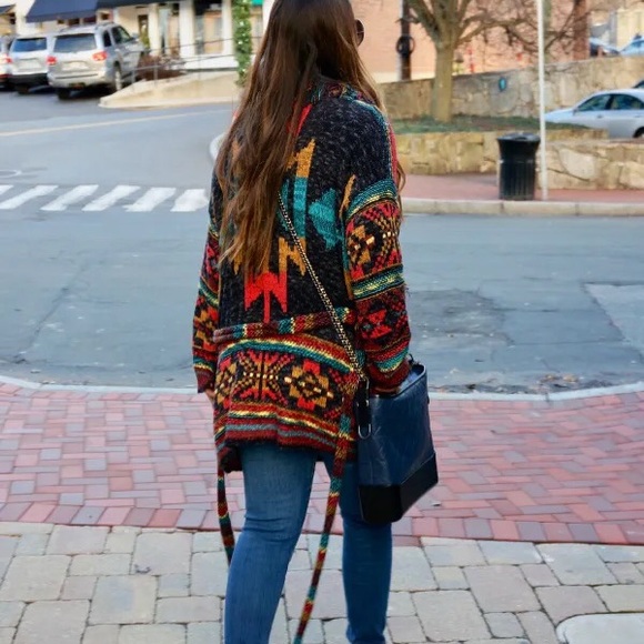 NWOT Free People Wild Wild West Cardigan Sweater M/L Z207-32 - Picture 8 of 9